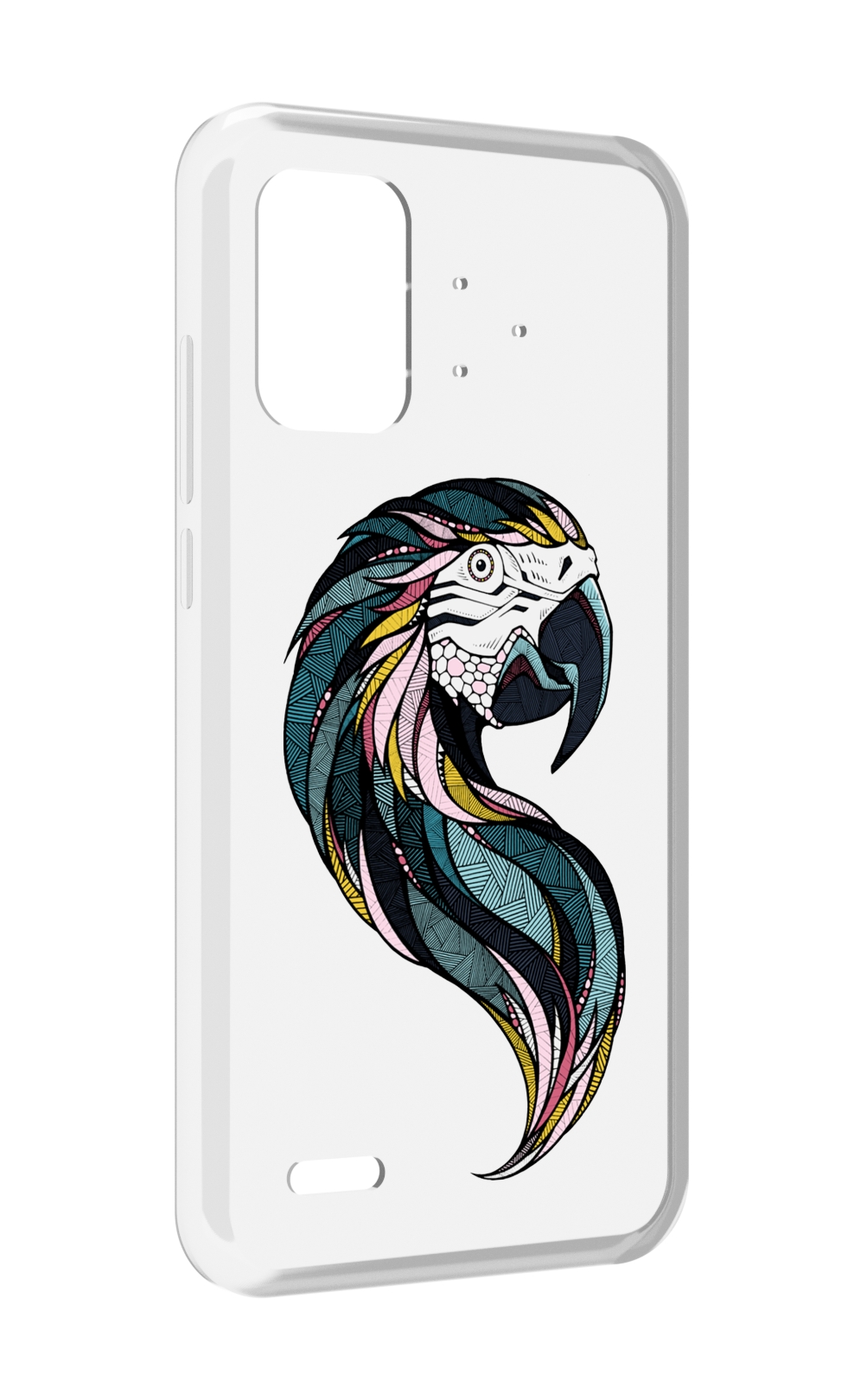 

Чехол MyPads полупопугай для UMIDIGI Bison Pro, Прозрачный, Tocco