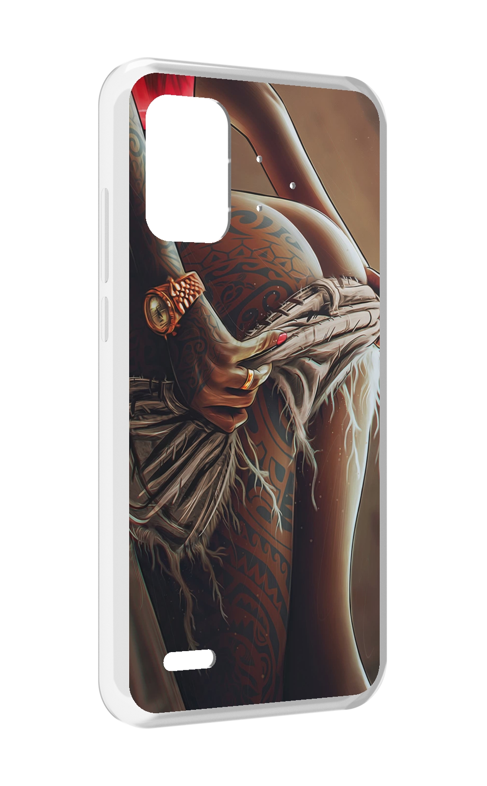 

Чехол MyPads полуголая девушка фотография женский для UMIDIGI Bison Pro, Прозрачный, Tocco