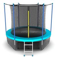 

Батут EVO JUMP Internal 6ft Wave. с внутренней сеткой и лестницей + нижняя сеть