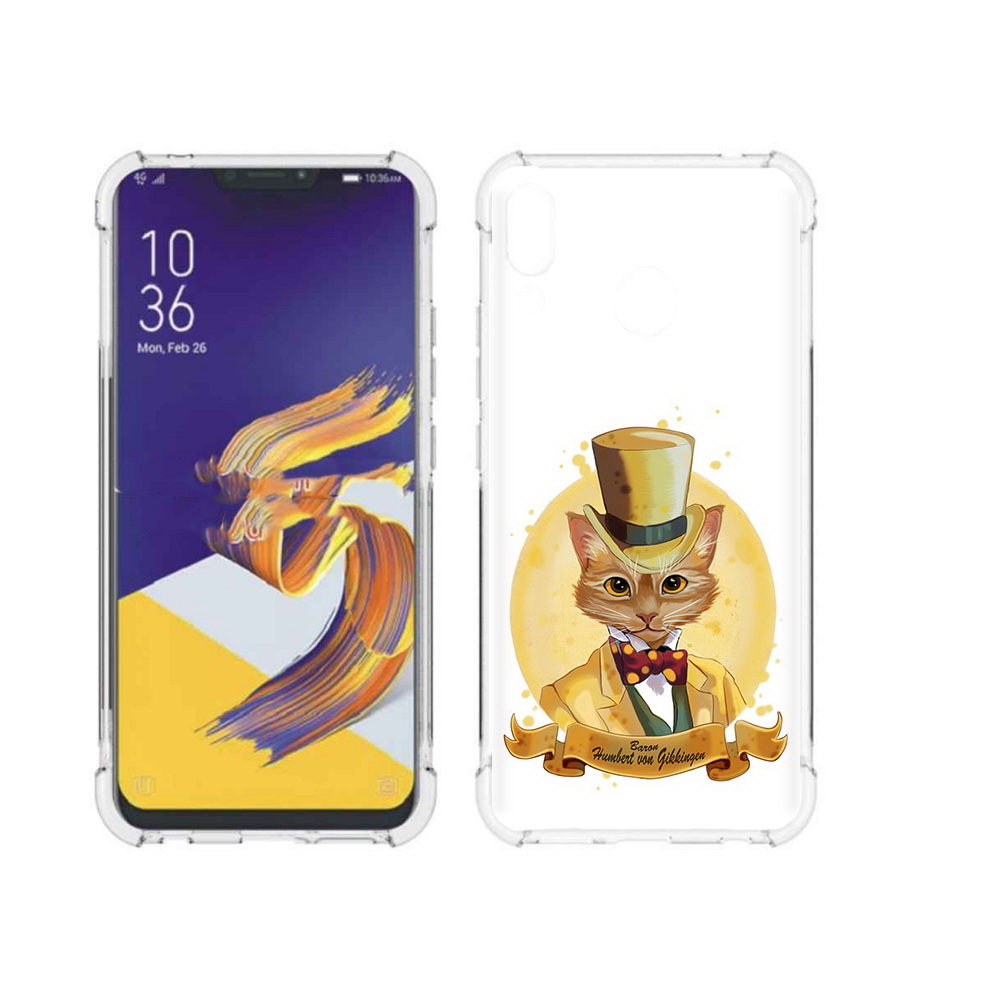 

Чехол MyPads Tocco для Asus ZenFone 5 кот юрист, Прозрачный, Tocco