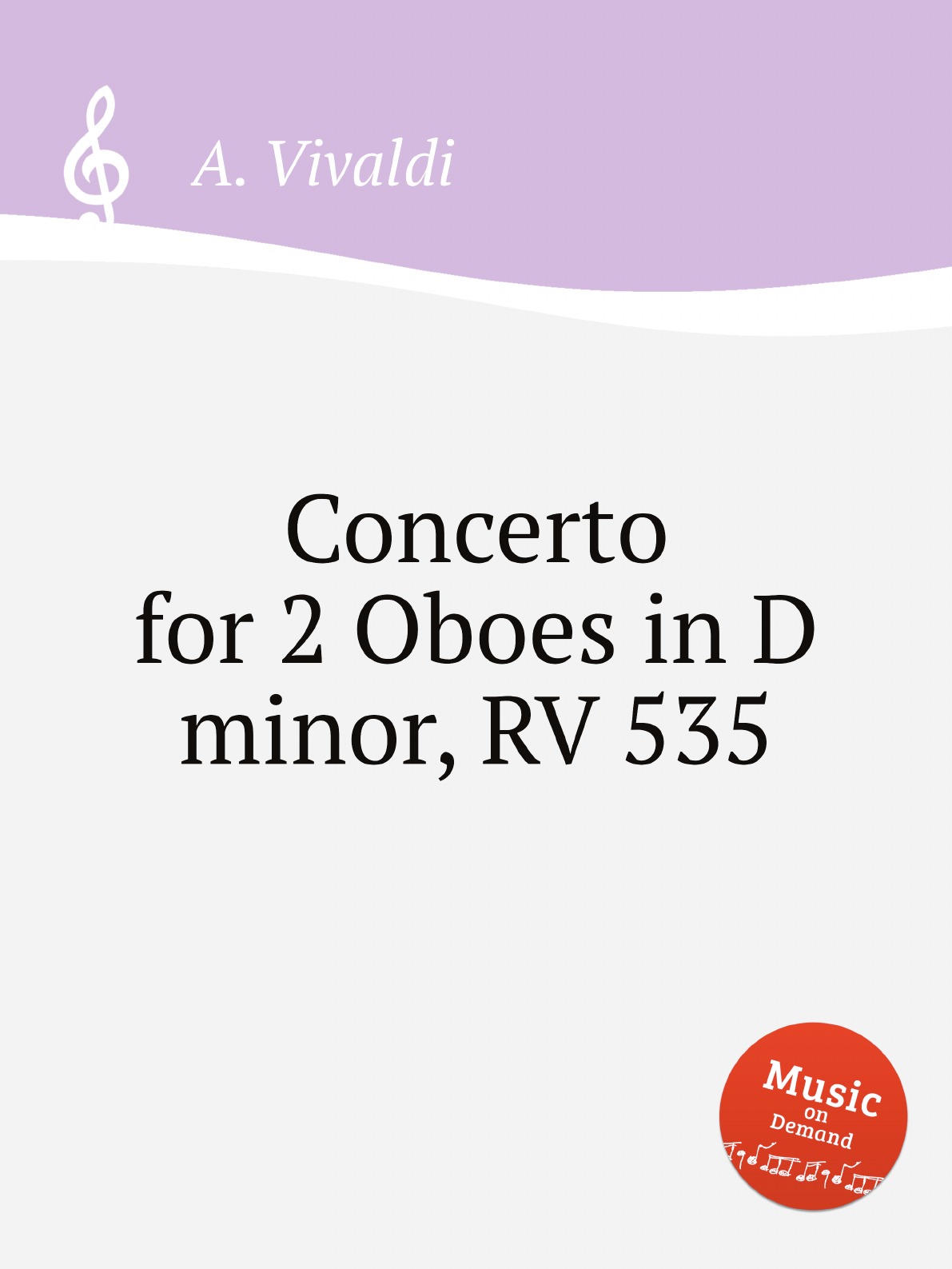 

Concerto for 2 Oboes in D minor, RV 535