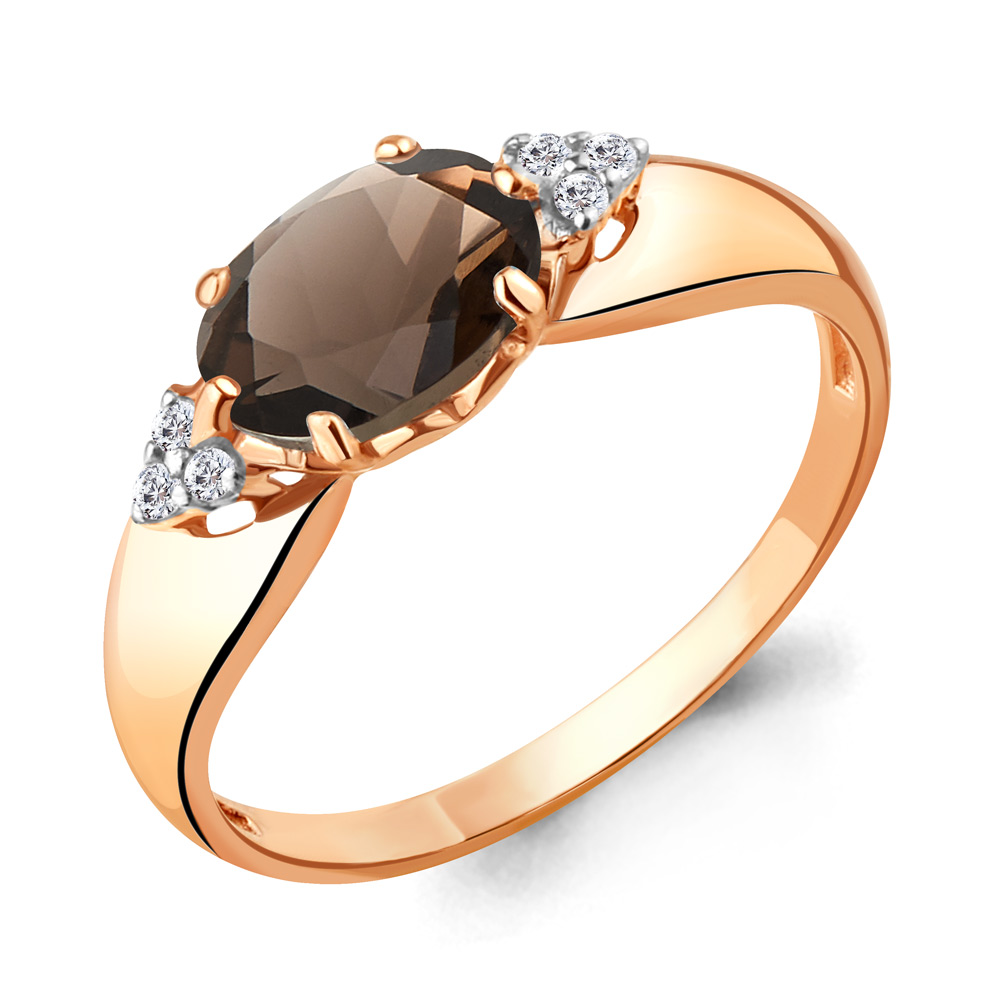 

Кольцо из серебра с кварцем р. , Aquamarine 6914701А_925_з, 6914701А_925_з