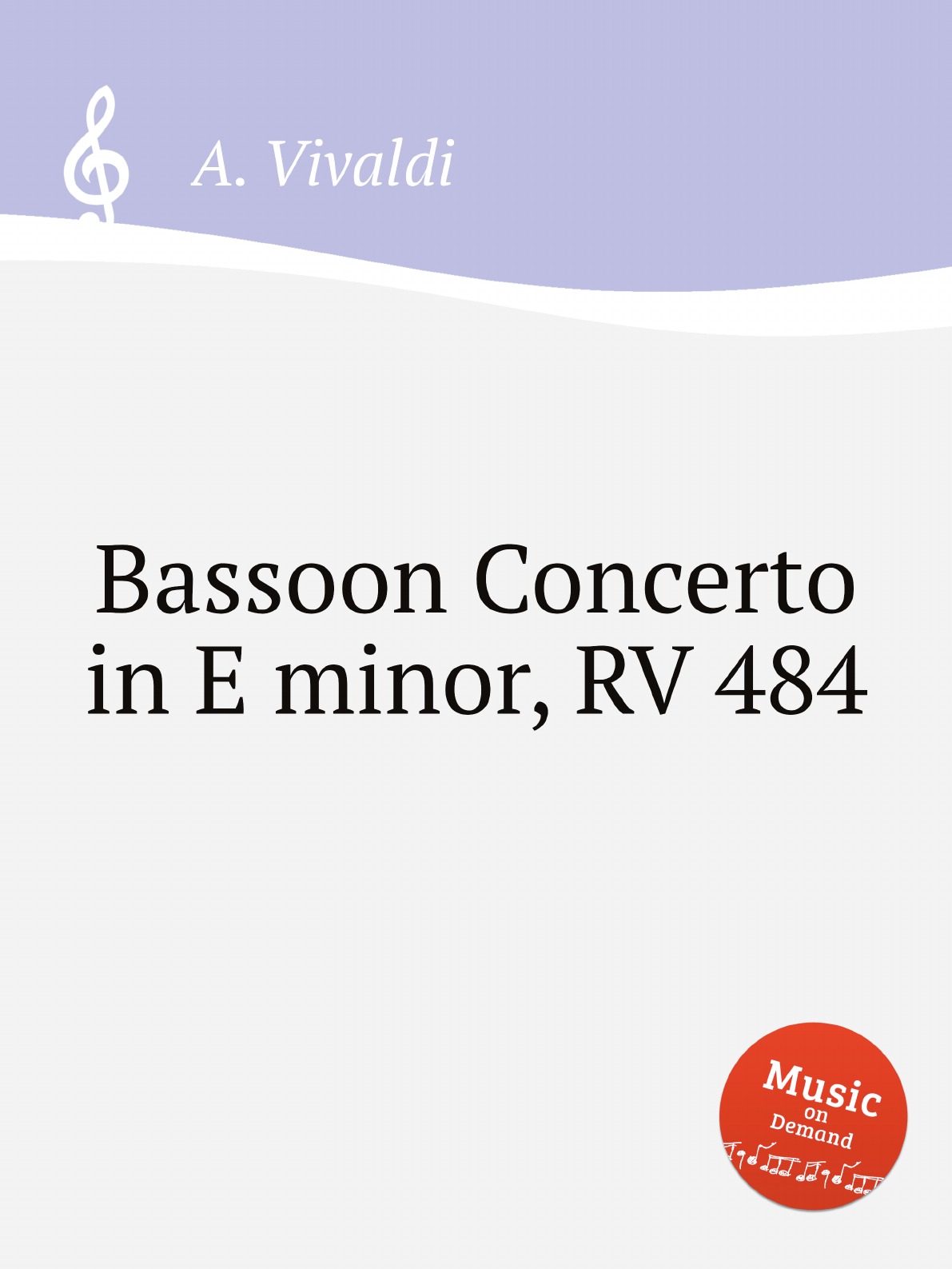 

Bassoon Concerto in E minor, RV 484