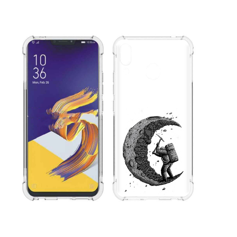 

Чехол MyPads Tocco для Asus ZenFone 5 камненная луна, Прозрачный, Tocco