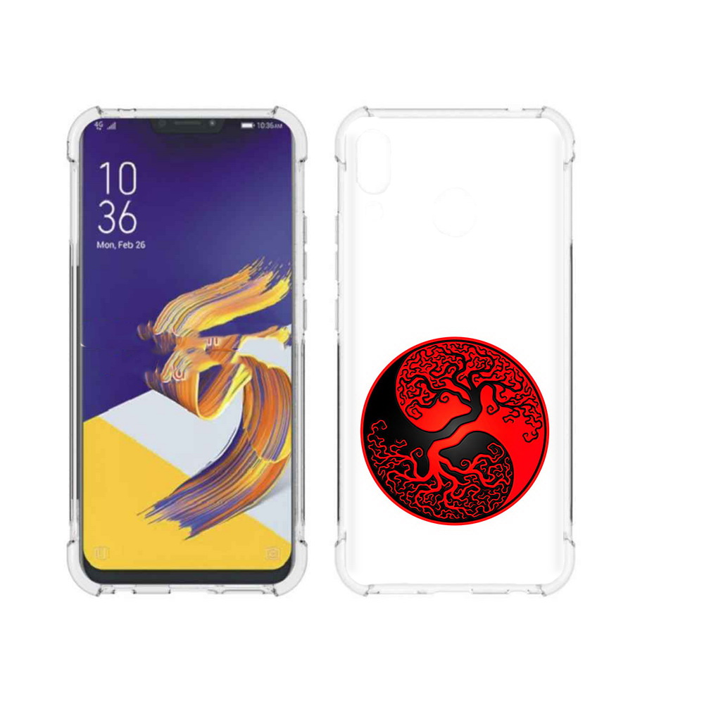 

Чехол MyPads Tocco для Asus ZenFone 5 инь янь дерево, Прозрачный, Tocco