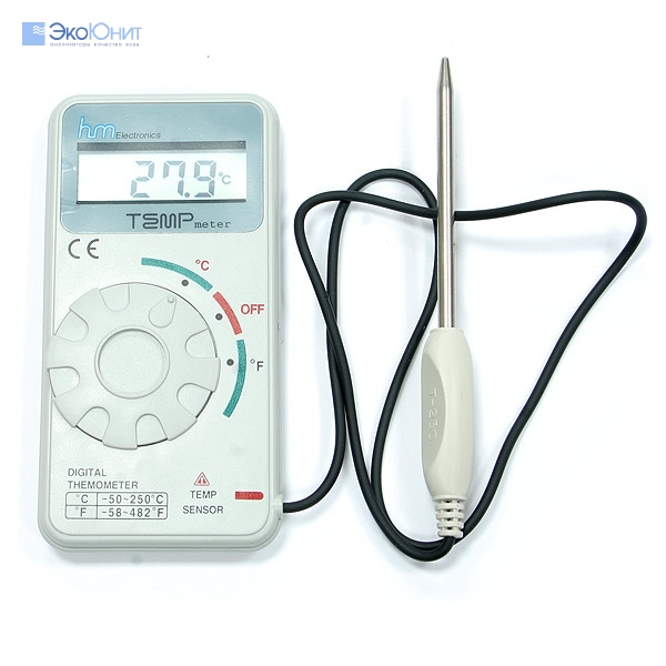 TM-1 цифровой термометр HM Digital со щупом цифровой термометр мегеон