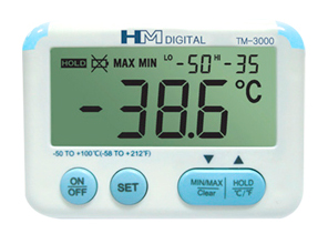 HM Digital TM3000 Цифровой термометр контроллер со звуковой сигнализацией цифровой складной термометр tescoma