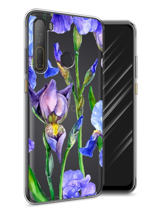 

Чехол Awog на HTC Desire 20 Pro / Эйчтиси Дизайр 20 Pro "Синие ирисы", Разноцветный, 102750-8