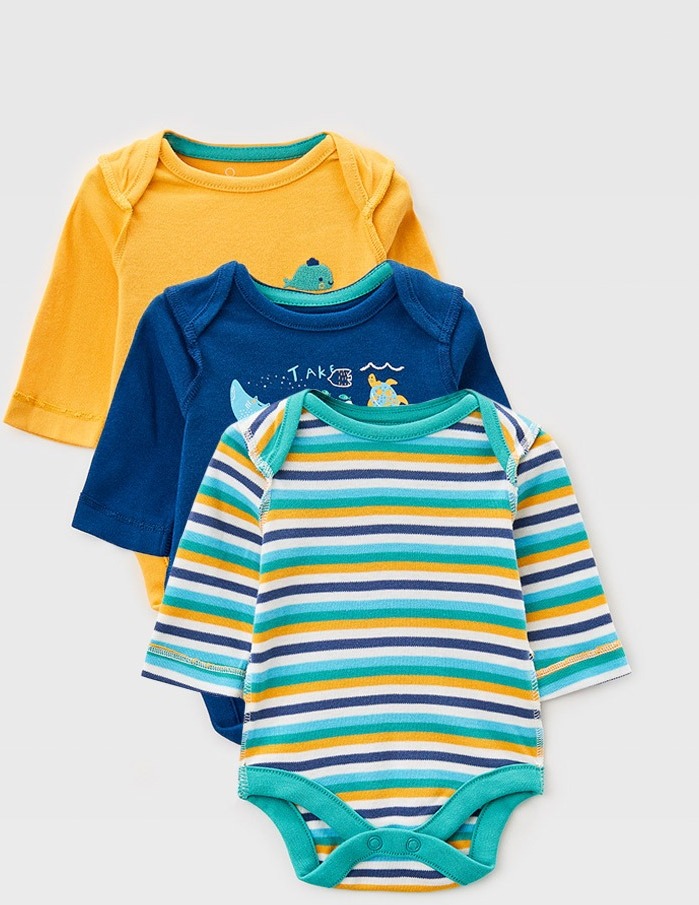 

Боди (3 шт) Mothercare Bodysuit (3 Pcs) MC-BB873, разноцветный, 74, MC-BB873