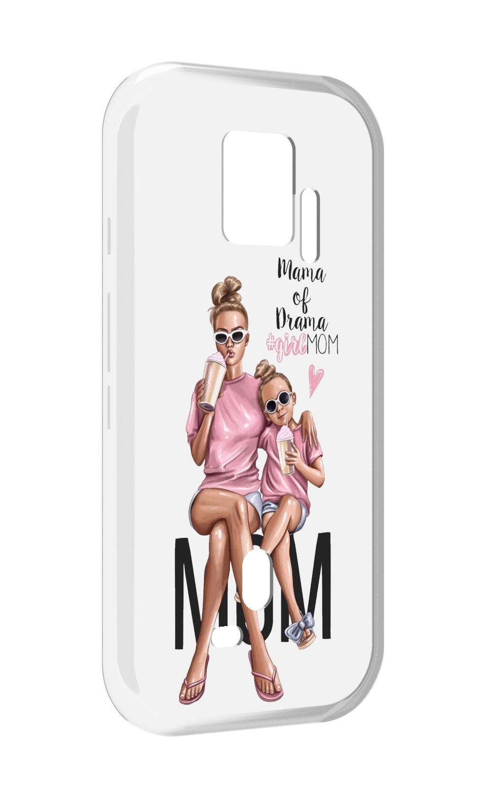 

Чехол MyPads Мама-мечты женский для ZTE Nubia Red Magic 7S Pro, Прозрачный, Tocco