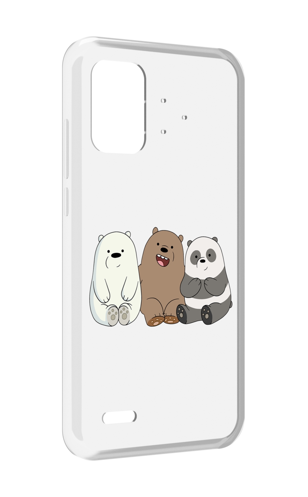 

Чехол MyPads панды детский для UMIDIGI Bison Pro, Прозрачный, Tocco