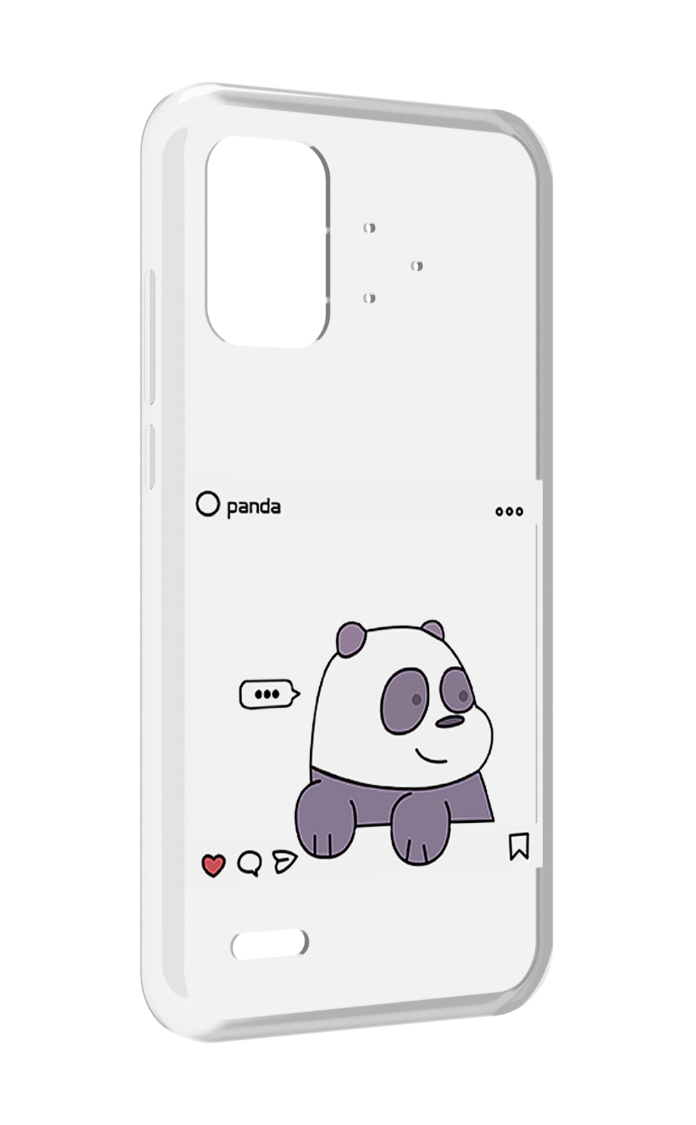 

Чехол MyPads пандочка-фотка для UMIDIGI Bison Pro, Прозрачный, Tocco