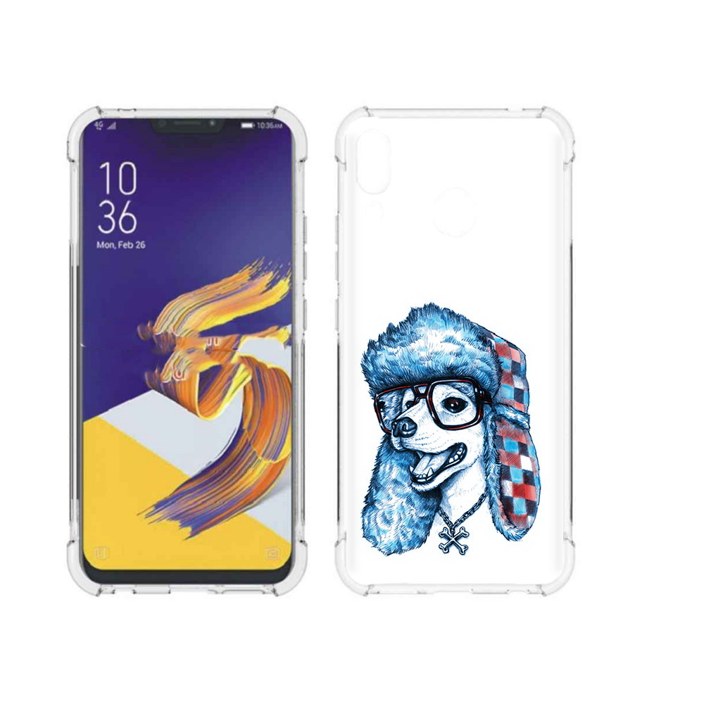 

Чехол MyPads Tocco для Asus ZenFone 5 зимний пес, Прозрачный, Tocco