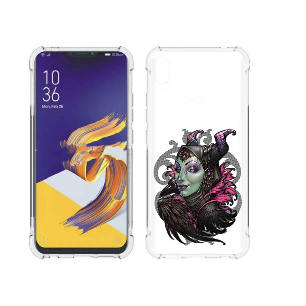 

Чехол MyPads Tocco для Asus ZenFone 5 зеленая девушка с вороном, Прозрачный, Tocco
