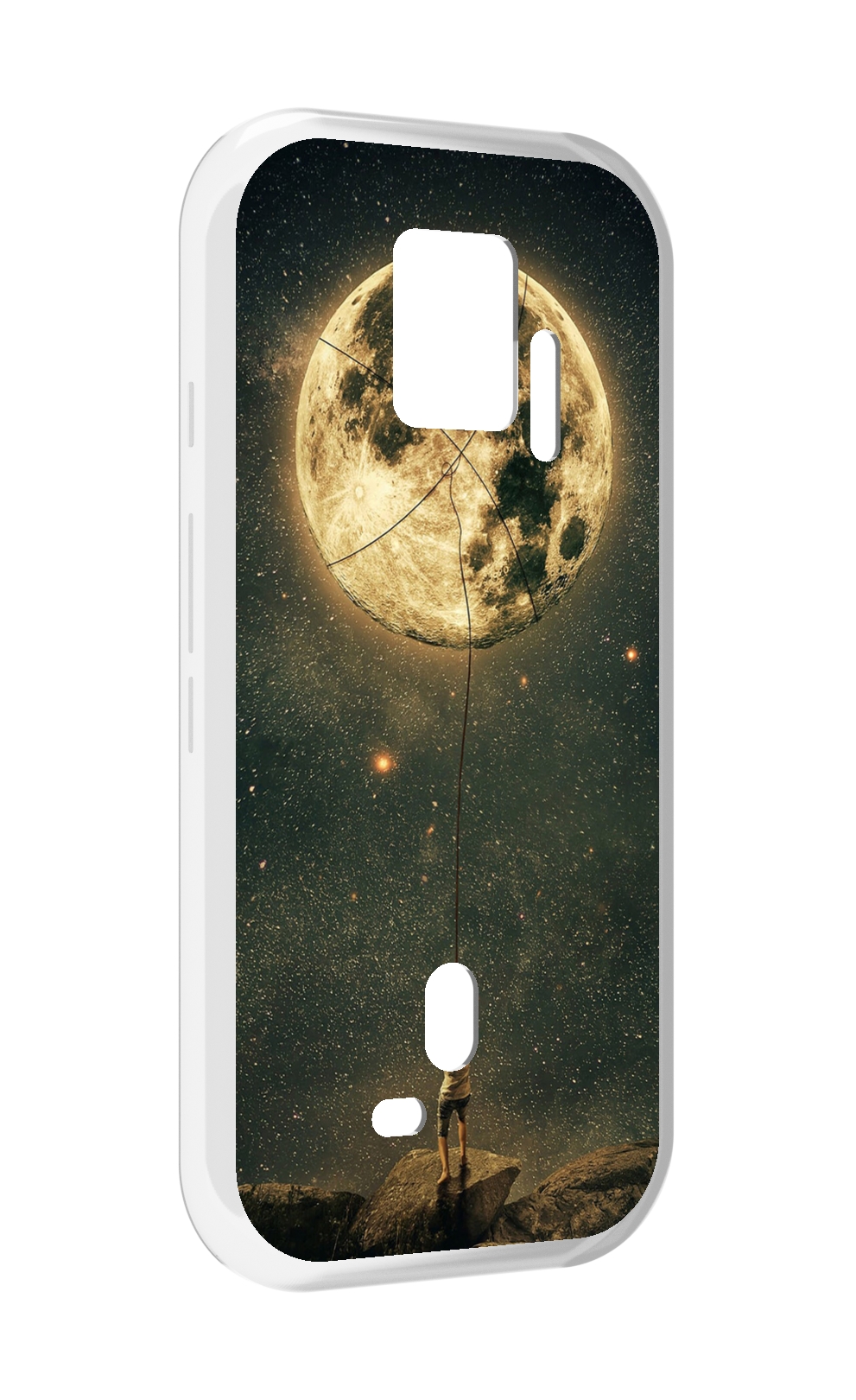 

Чехол MyPads Луна-светит для ZTE Nubia Red Magic 7S Pro, Прозрачный, Tocco