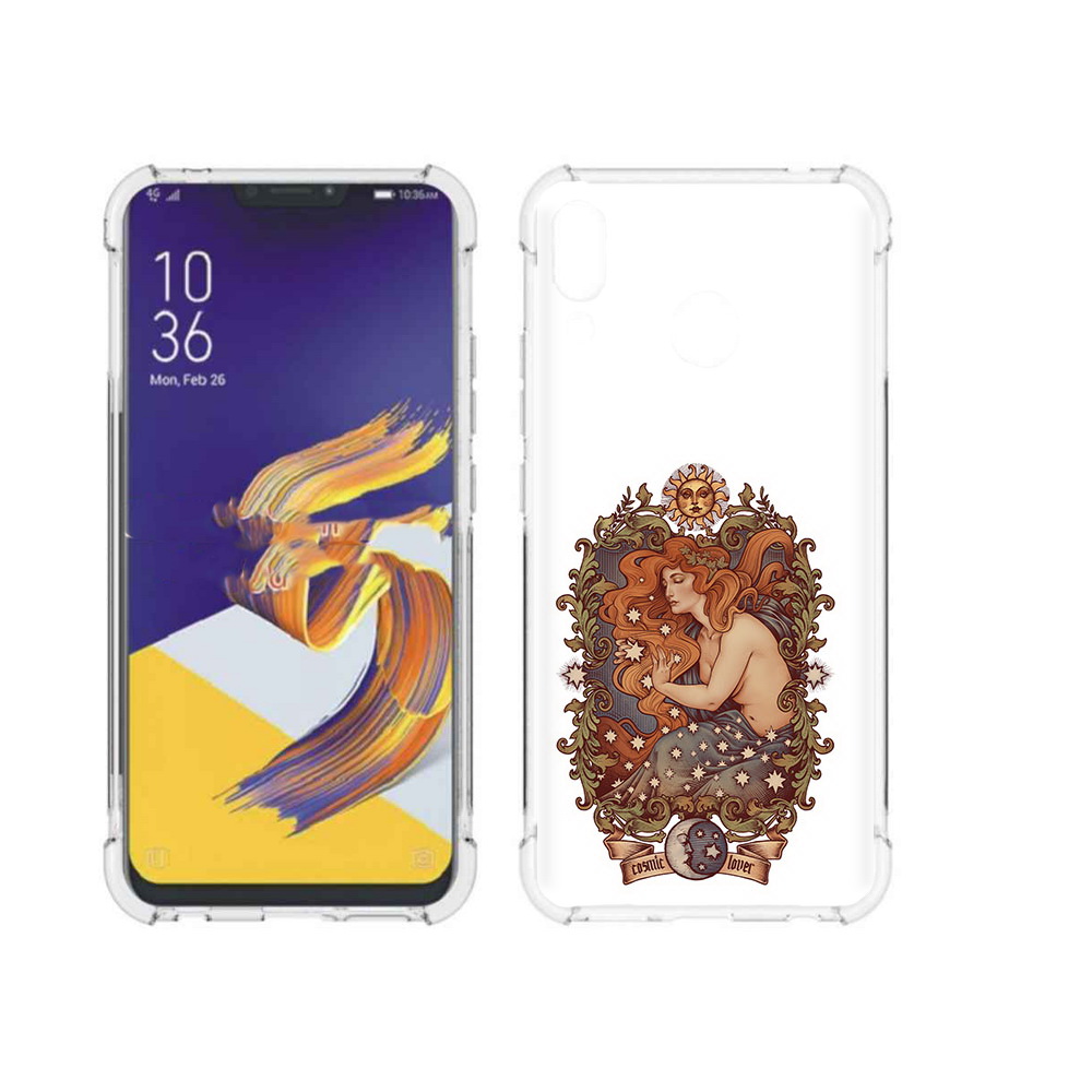 

Чехол MyPads Tocco для Asus ZenFone 5 звездная девушка абстракция, Прозрачный, Tocco