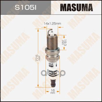 

Свеча Зажигания Iridium (Zfr6v-G) Masuma S105i Masuma арт. S105I