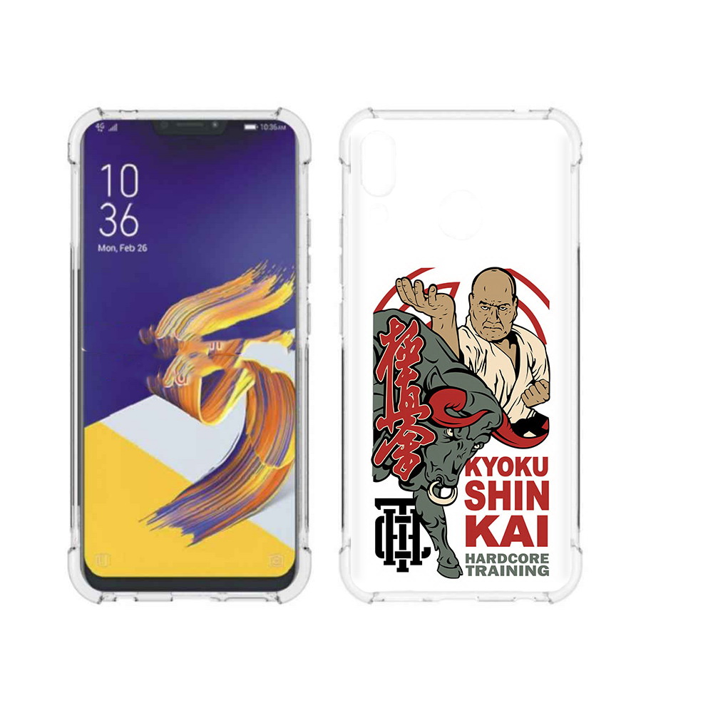 

Чехол MyPads Tocco для Asus ZenFone 5 единоборства рисунок, Прозрачный, Tocco