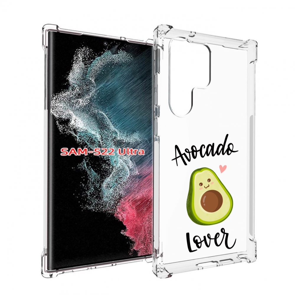 

Чехол MyPads Авокадо-любовь для Samsung Galaxy S23 Ultra, Прозрачный, Tocco