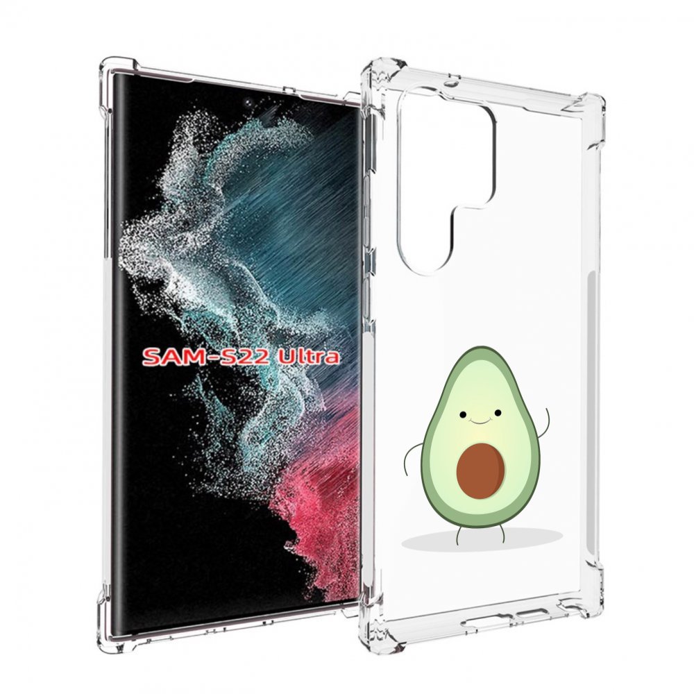 

Чехол MyPads Авокадик для Samsung Galaxy S23 Ultra, Прозрачный, Tocco