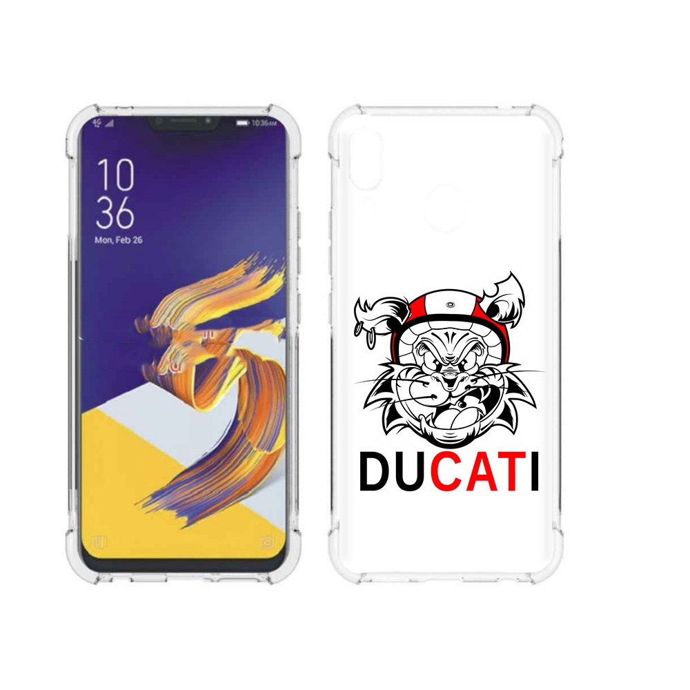 

Чехол MyPads Tocco для Asus ZenFone 5 дукати, Прозрачный, Tocco