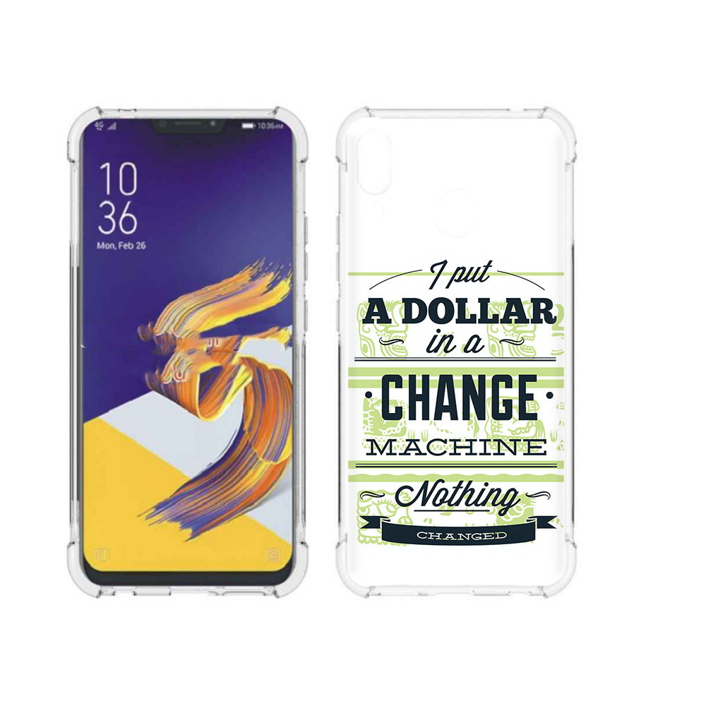 Чехол MyPads Tocco для Asus ZenFone 5 доллар надпись