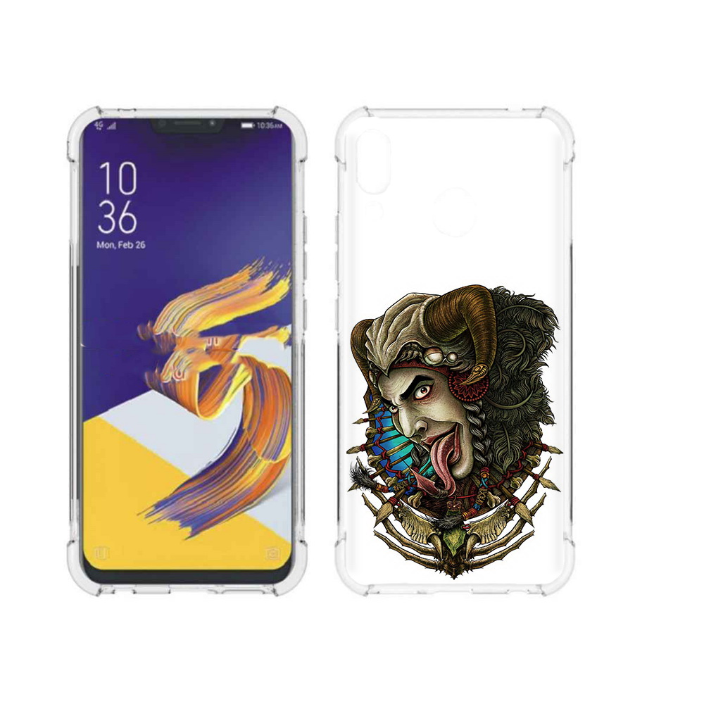 

Чехол MyPads Tocco для Asus ZenFone 5 длинный язык, Прозрачный, Tocco