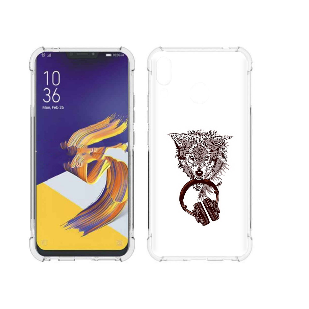 

Чехол MyPads Tocco для Asus ZenFone 5 дикий волк, Прозрачный, Tocco