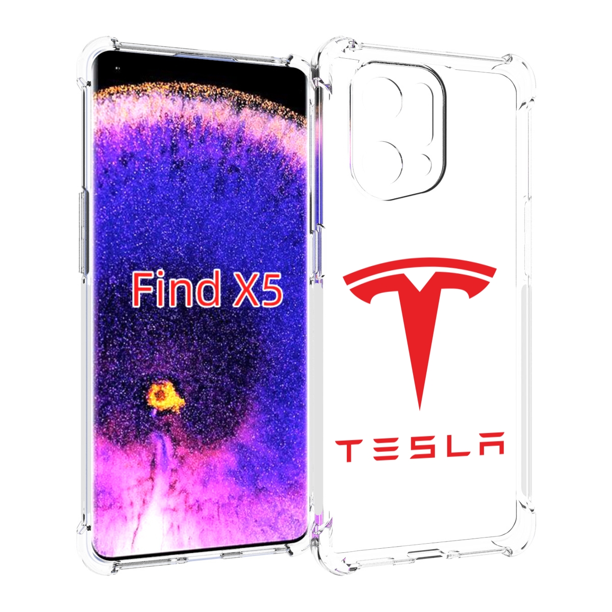

Чехол MyPads тесла-4 для Oppo Find X5, Прозрачный, Tocco