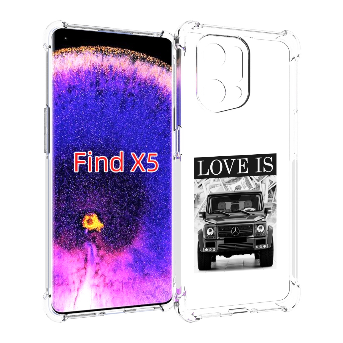 

Чехол MyPads гелик для Oppo Find X5, Прозрачный, Tocco