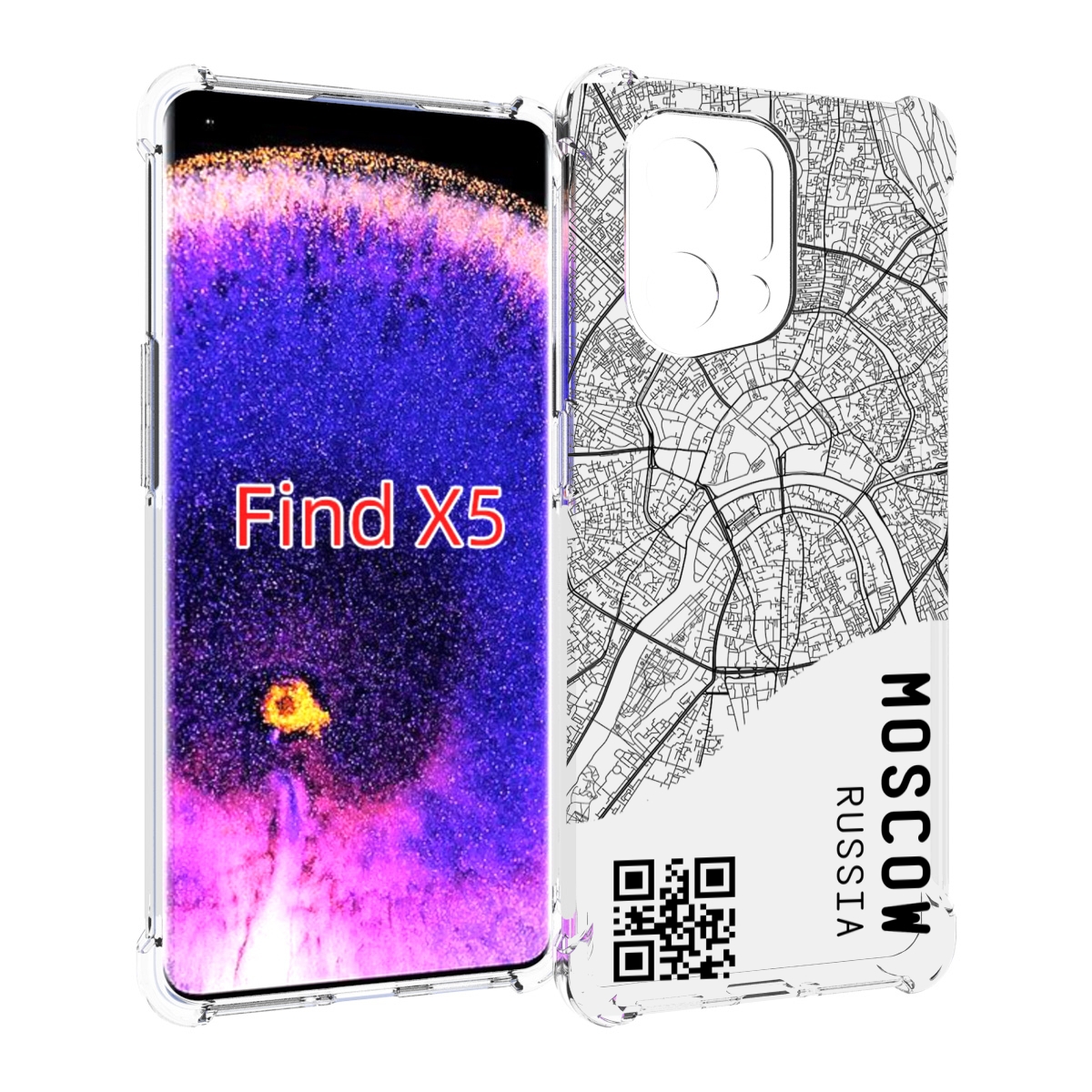 

Чехол MyPads схема-москва для Oppo Find X5, Прозрачный, Tocco