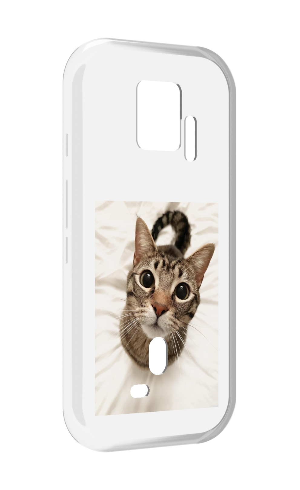 

Чехол MyPads Котик для ZTE Nubia Red Magic 7S Pro, Прозрачный, Tocco