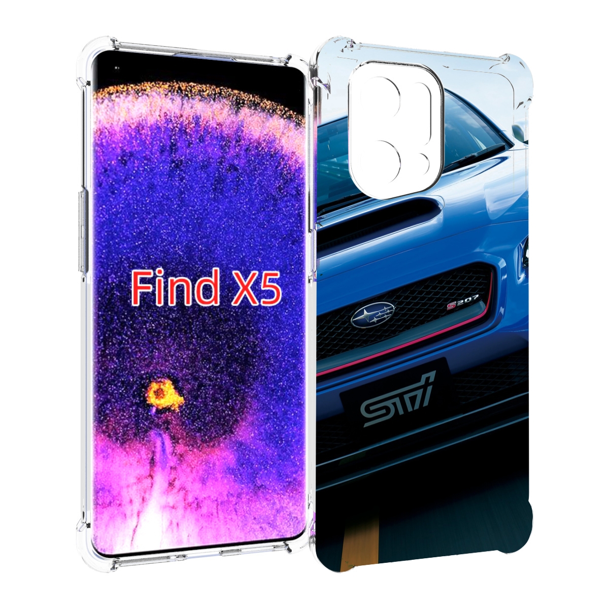 

Чехол MyPads subaru 2 для Oppo Find X5, Прозрачный, Tocco