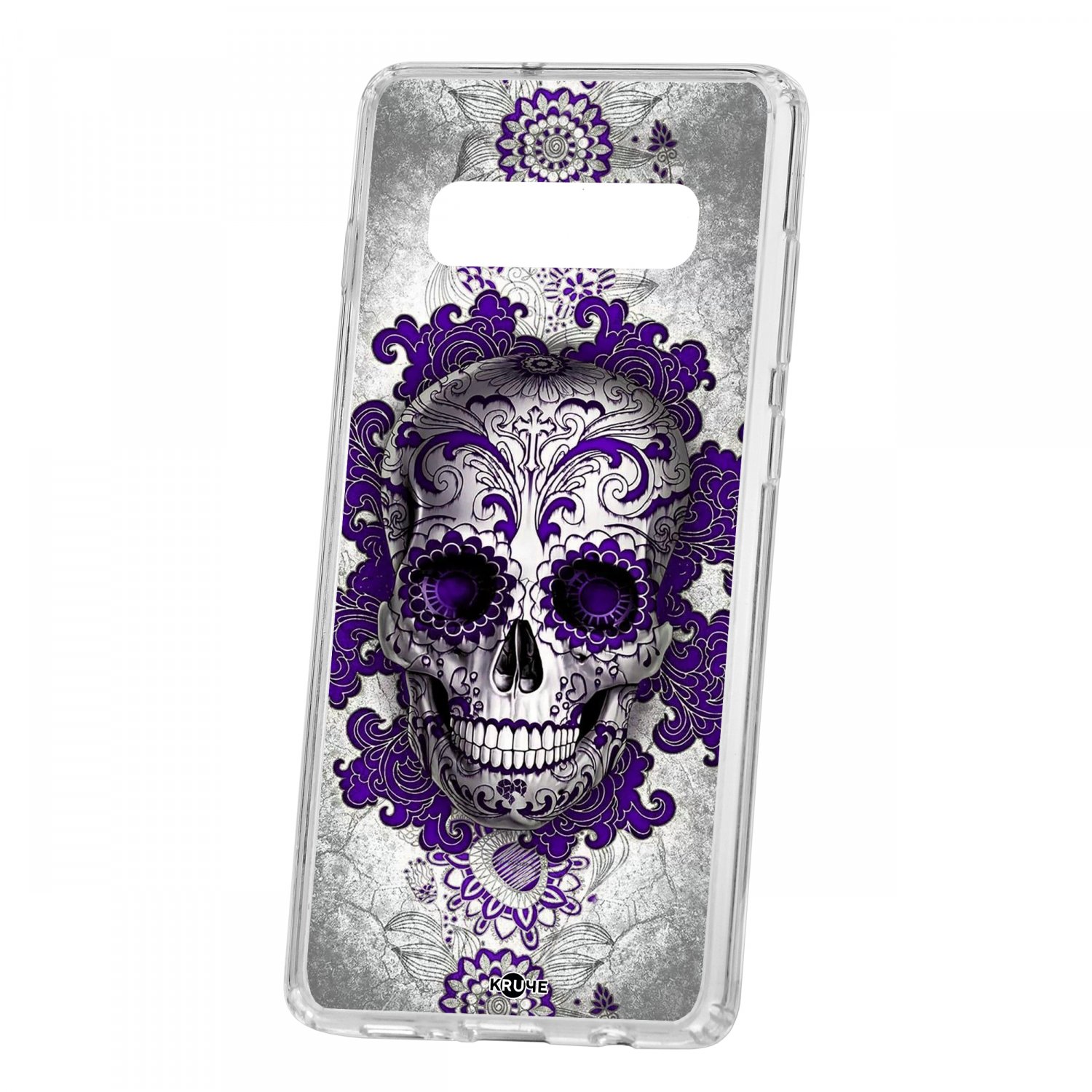 фото Чехол-накладка samsung galaxy s10+ kruche print sugar skull кruче