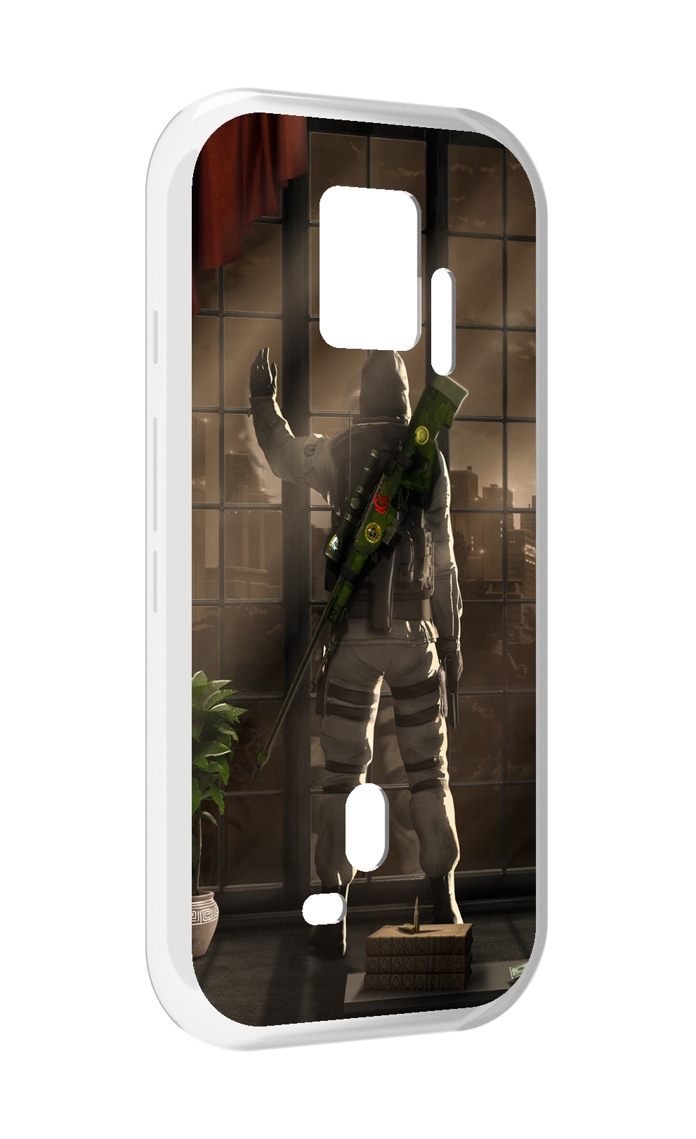 

Чехол MyPads Контр-Страйк-в-дыму для ZTE Nubia Red Magic 7S Pro, Прозрачный, Tocco