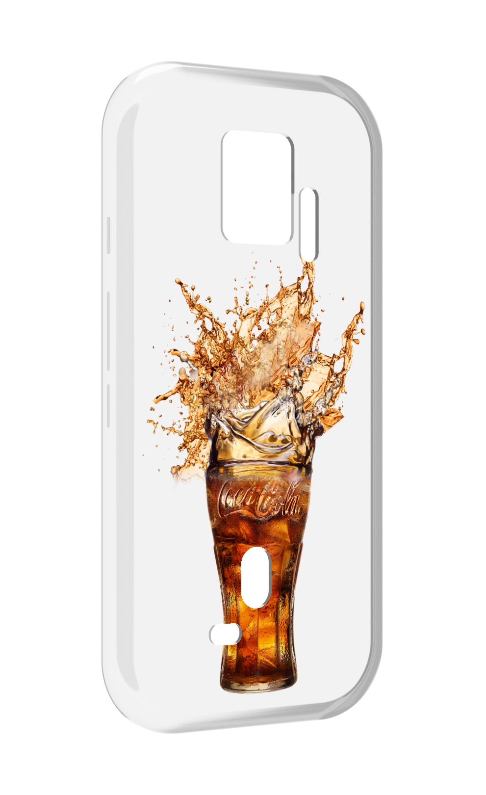 

Чехол MyPads Кола-в-стакане для ZTE Nubia Red Magic 7S Pro, Прозрачный, Tocco