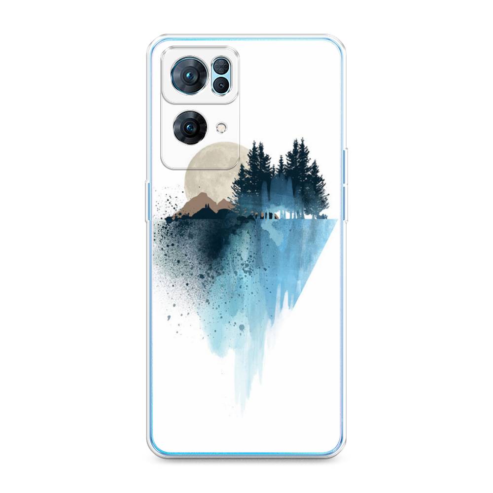 

Чехол Awog на Oppo Reno 7 Pro "Горы 5", Разноцветный, 258250-4