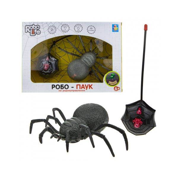 Купить Игрушка функциональная 1TOY Robo Life Робо-паук на радиоуправлении,