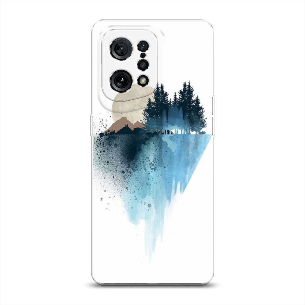 

Чехол Awog на Oppo Find X5 "Горы 5", Разноцветный, 259750-4