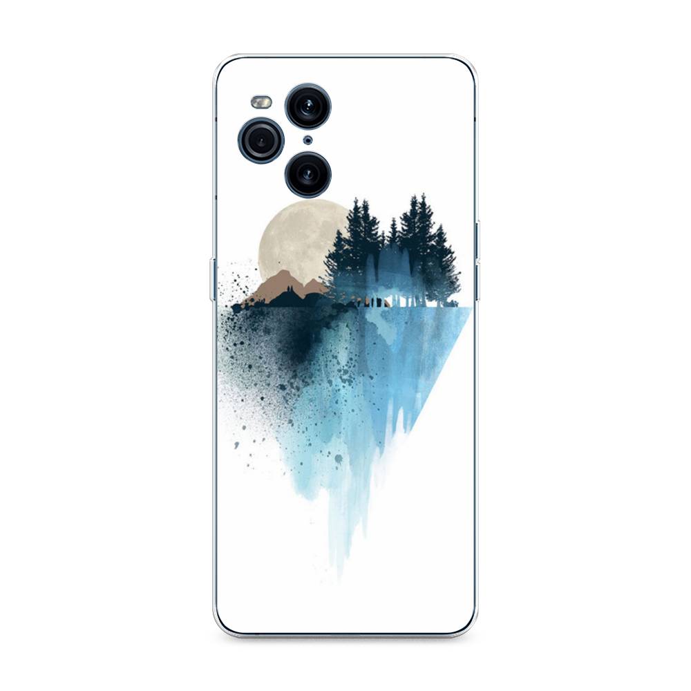 

Чехол Awog на Oppo Find X3 Pro "Горы 5", Разноцветный, 255750-4