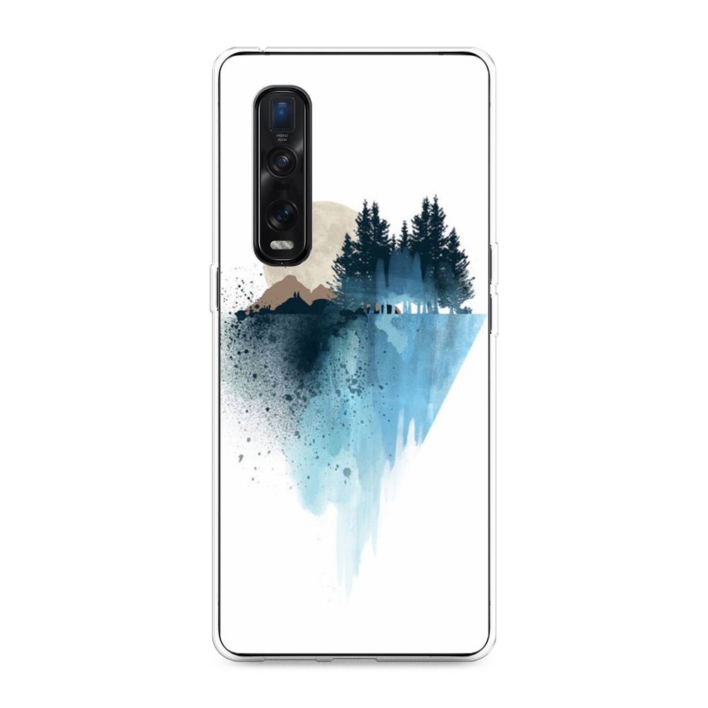 

Чехол Awog на Oppo Find X2 Pro "Горы 5", Разноцветный, 253350-4