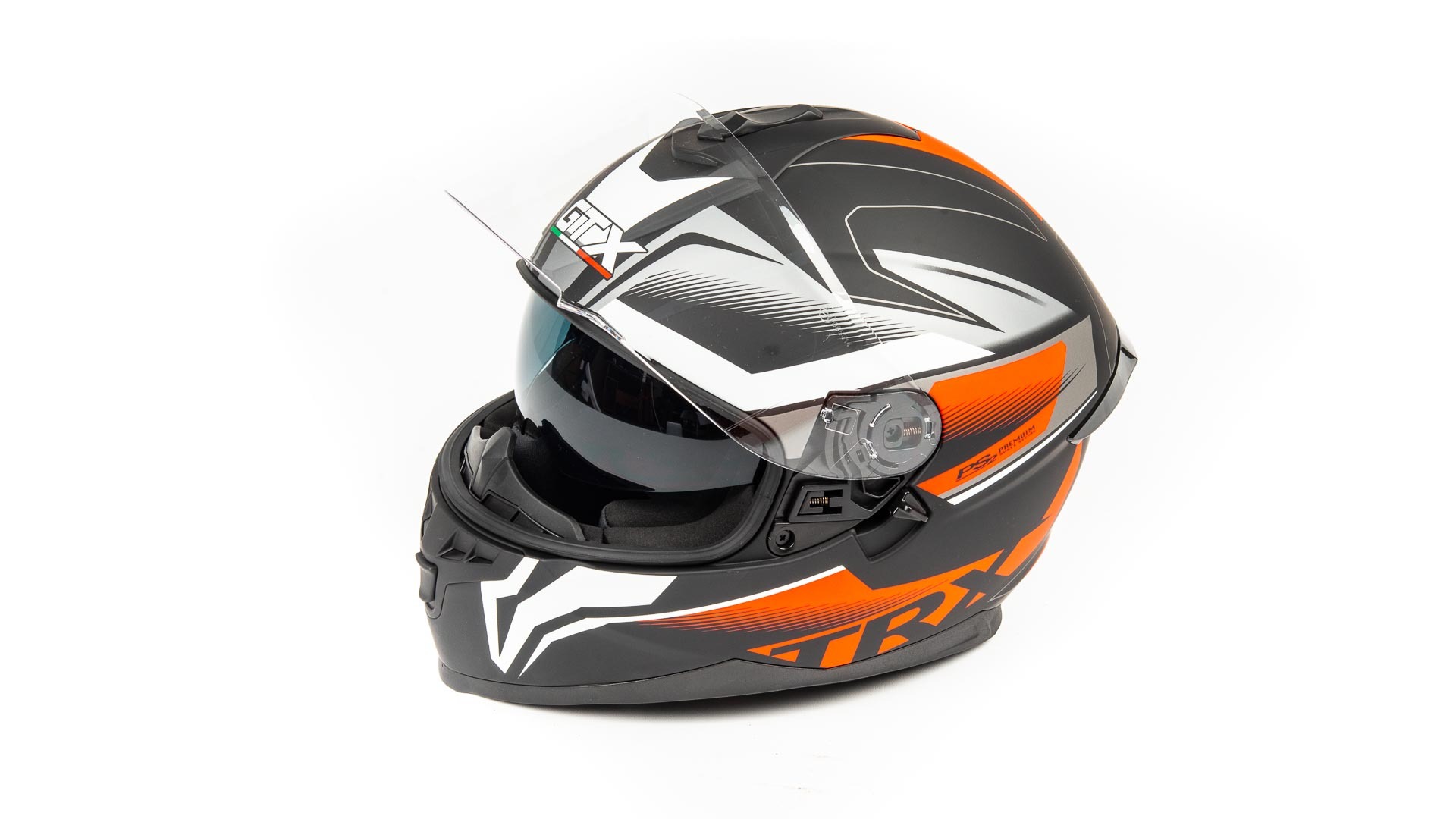 

Шлем мото интеграл GTX 5672 (S) #1 BLACK/RED GREY (2 визора)