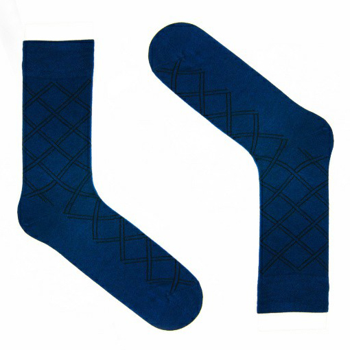 фото Носки мужские lucky socks синие 39-41