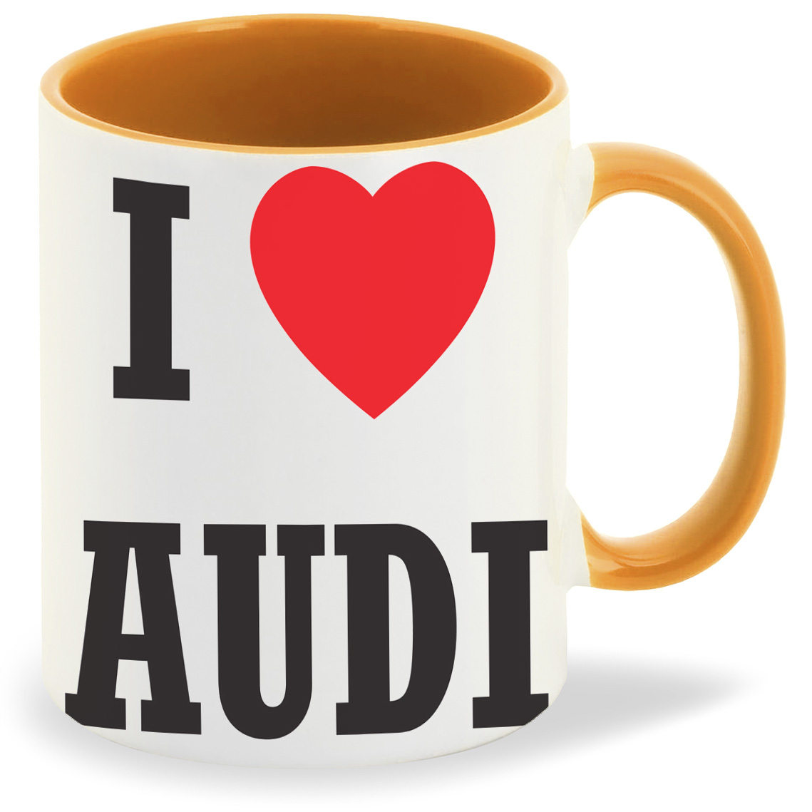 

Кружка CoolPodarok Авто I love audi, Авто I love audi