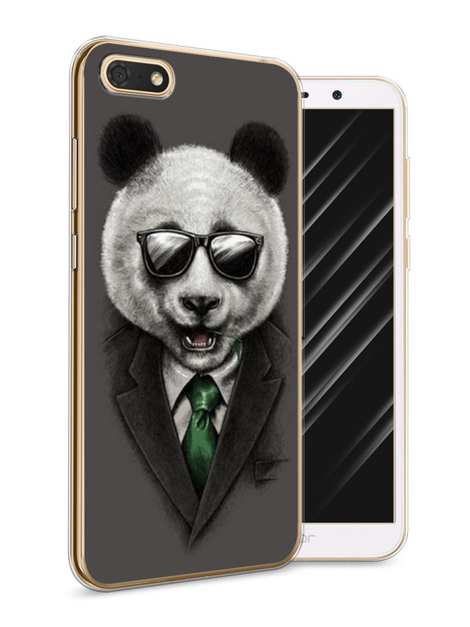 

Чехол Awog на Huawei Y5 2018 "Добрый кот", Черный, 65950-1