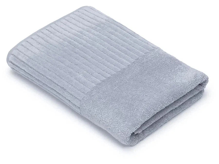 

Полотенце Cleanelly Basic Cascata 70 х 130 см махровое светло-серое