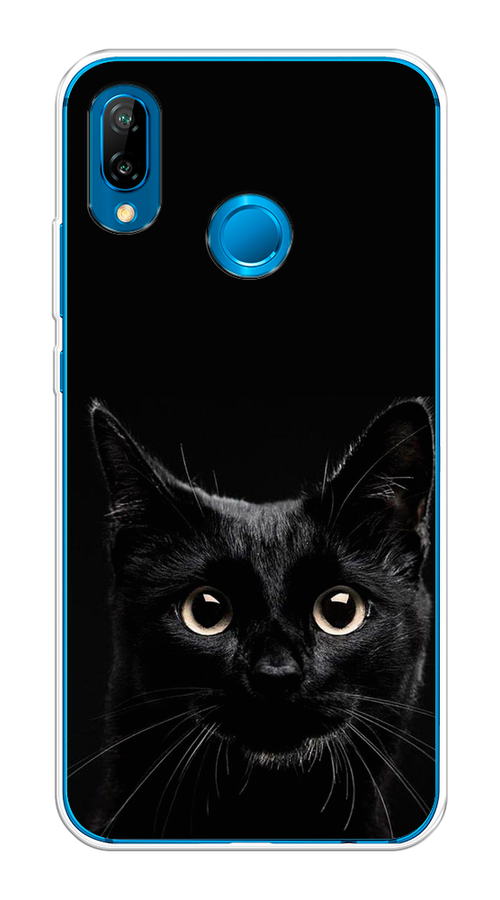

Чехол Awog на Huawei P20 Lite "Добрый кот", Черный, 64450-1