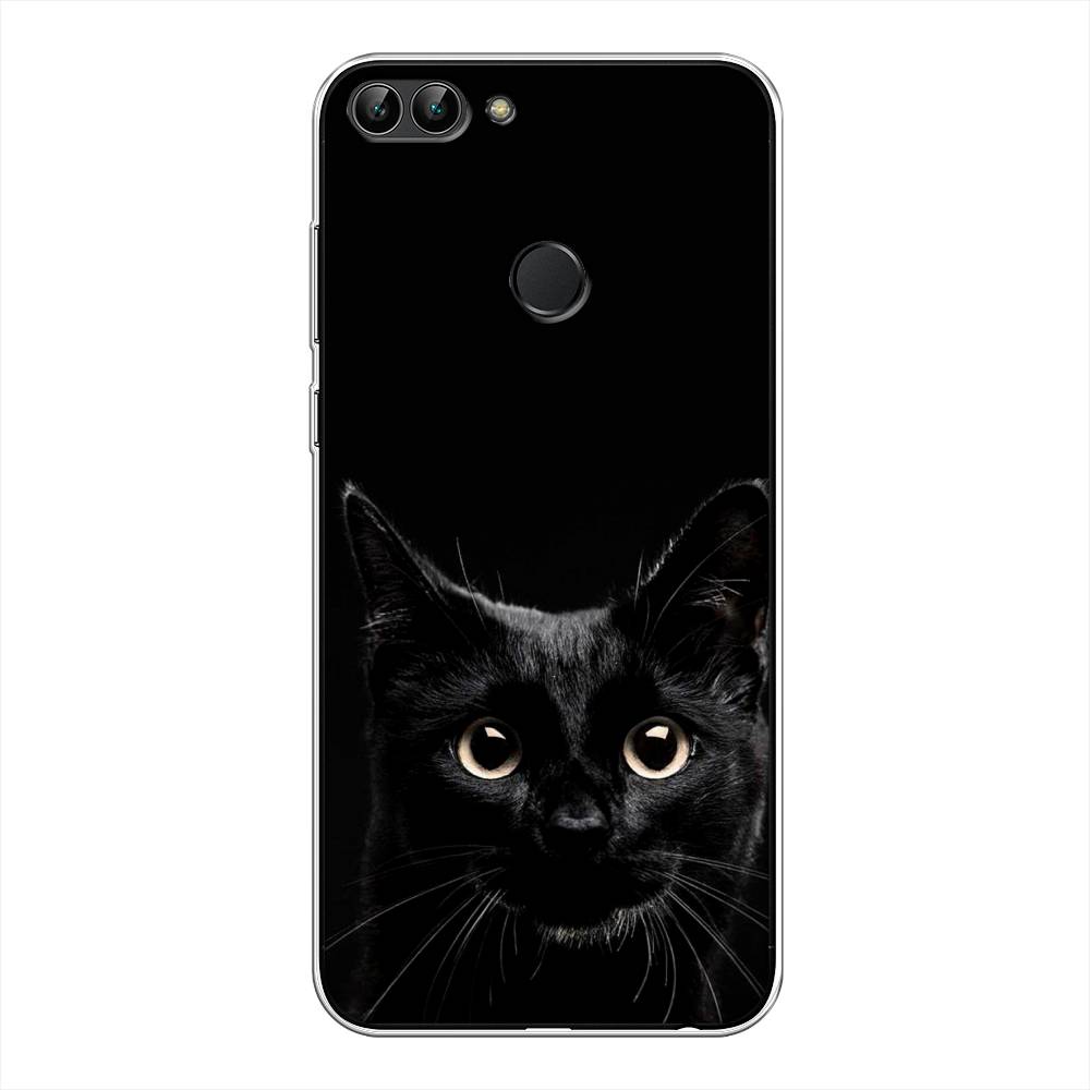 

Чехол Awog на Huawei P Smart "Добрый кот", Черный, 64050-1