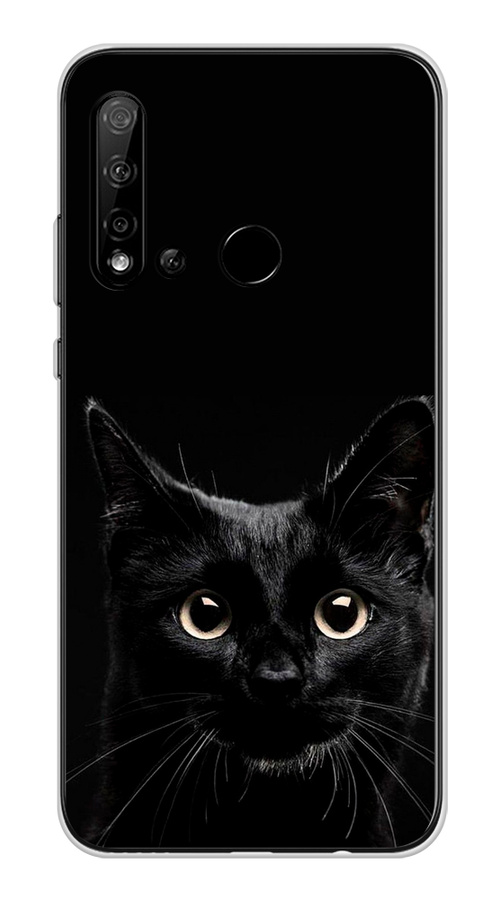 

Чехол Awog на Huawei Nova 5i "Добрый кот", Черный, 69850-1