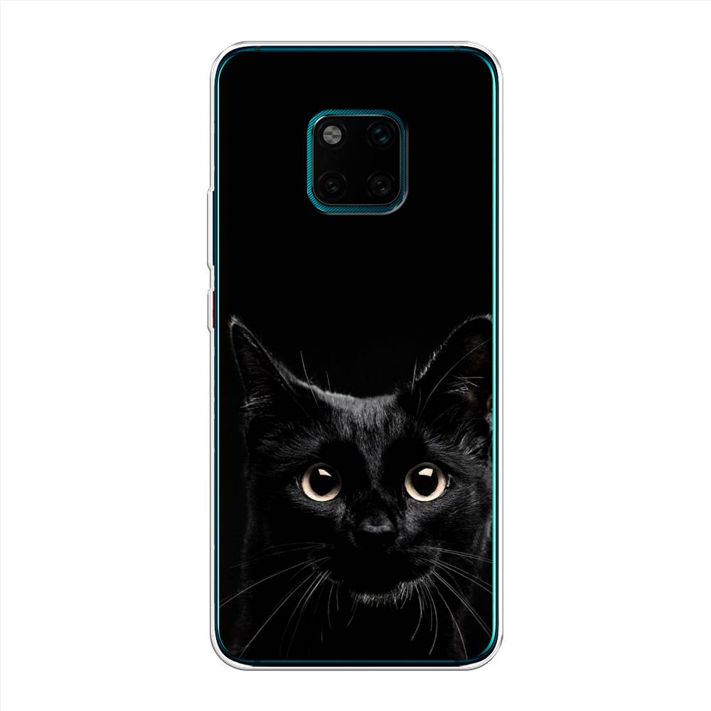 

Чехол Awog на Huawei Mate 20 Pro "Добрый кот", Черный, 67050-1